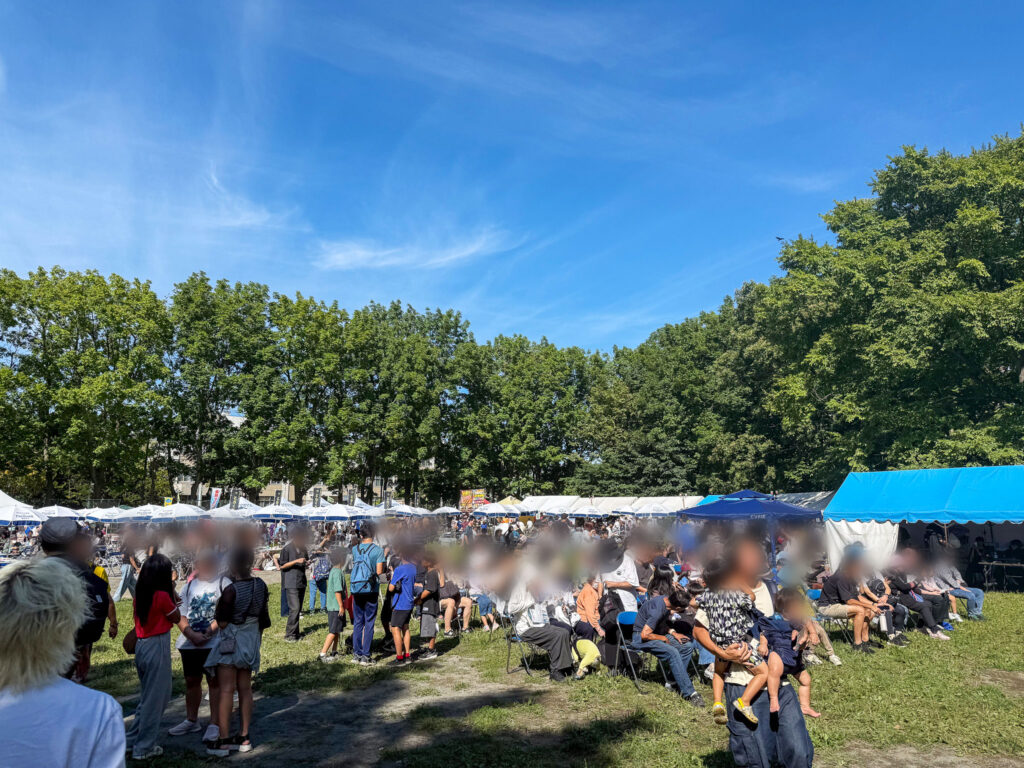 ハッチふれあいフェスティバルの会場全体風景